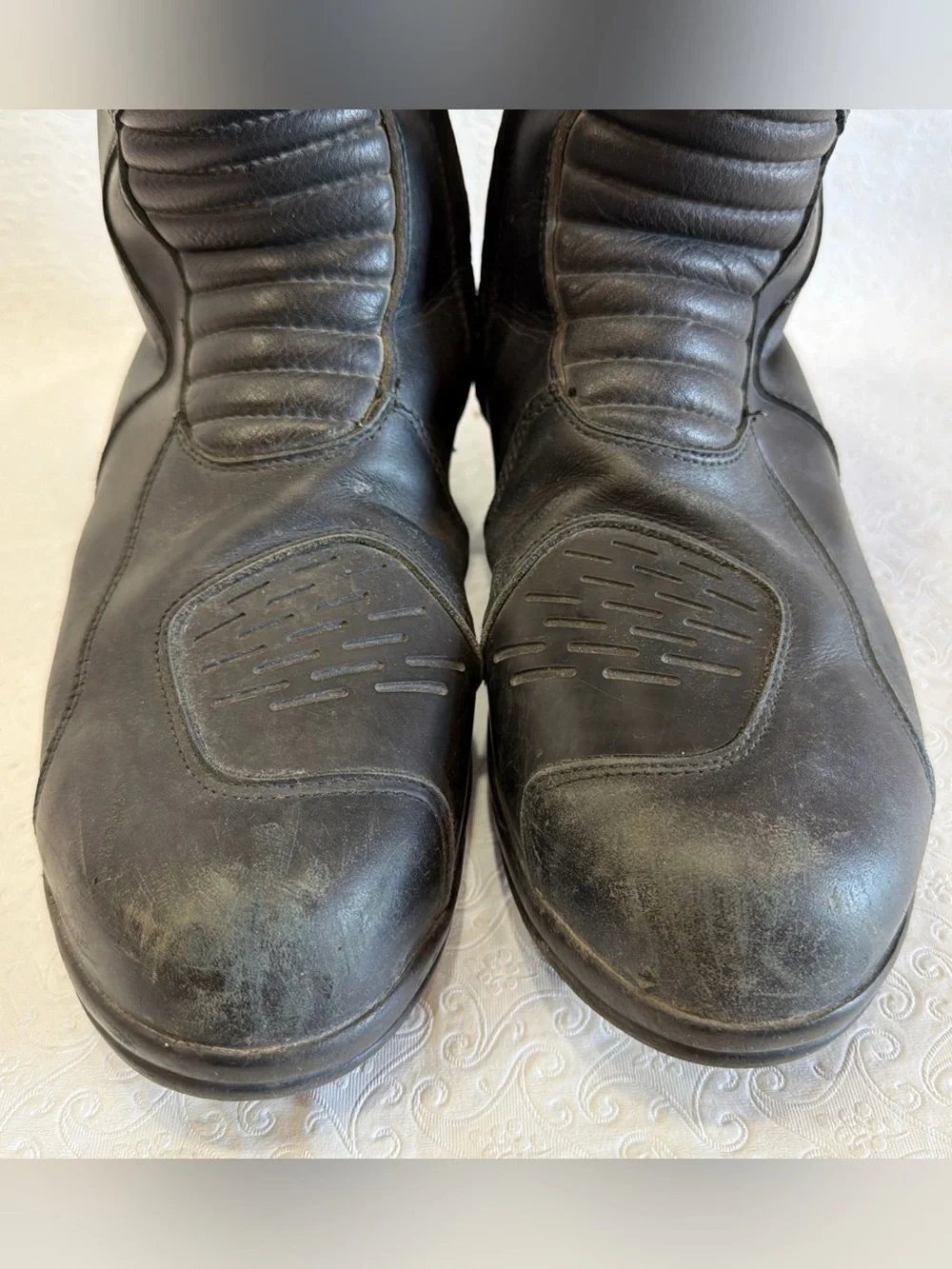 TCX X Five.4 GTX Boots Black Size 44 EU Waterproof Leather Zip Motorcycle Gear